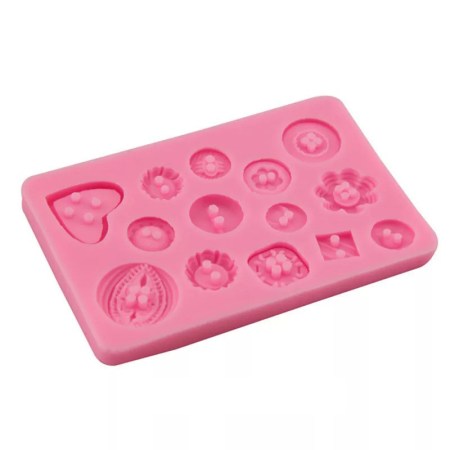 Καλούπι σιλικόνης Κουμπιά 112x72x8mm